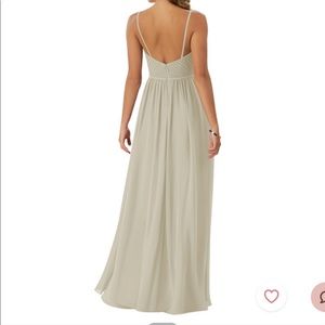 AZAZIE ZUMA taupe bridesmaid dress